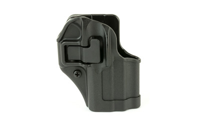 BLACKHAWK SERPA CQC Concealment Holster with Belt and Paddle Attachment  Fits Glock 43  Right Hand  Matte Black 410568BK-R