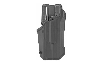 BLACKHAWK T-Series L3D   Duty Holster  Right Hand  Black Finish  Fits Sig P320/P250 With TLR1/TLR2  Includes Jacket Slot Belt Loop 44N661BKR