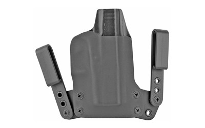 BlackPoint Tactical Mini Wing IWB Holster  Fits Glock 43X  Right Hand  Black Kydex  15 Degree Cant 115947