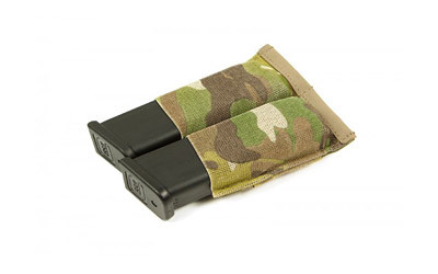 Blue Force Gear Ten-Speed Double Magazine Pouch  Fits Pistol Magazine  Multi-Cam HW-TSP-PISTOL-2-MC