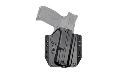 Bravo Concealment BCA  OWB Concealment Holster  1.5" Belt Loops  Fits S&W M&P 9/40 Full Size  Right Hand  Black  Polymer BC10-1014
