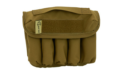 Cole-TAC Can Caddy  Mini  500 Denier Nylon  6.5"x7.5"x2.0"  Coyote Brown  5 Slots for Suppressor Storage CD202