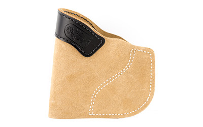 DeSantis Gunhide Pocket-Tuk Pocket Holster  Fits J-Frame 2.25"  Bodyguard .38  Ruger LCR  Right Hand  Tan Leather 111NA02Z0