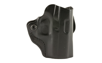 DeSantis Gunhide Mini Scabbard Belt Holster  Fits Glock 43/43X  Right Hand  Black Leather 019BA8BZ0