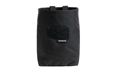 Edgar Sherman Design SAP Bucket  Dump Pouch  500 Denier Cordura Nylon   Molle Compatible  Matte Finish  Black ESD-SAP-BLK