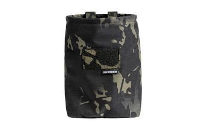 Edgar Sherman Design SAP Bucket  Dump Pouch  500 Denier Cordura Nylon   Molle Compatible  Matte Finish  Multicam Black ESD-SAP-MCB