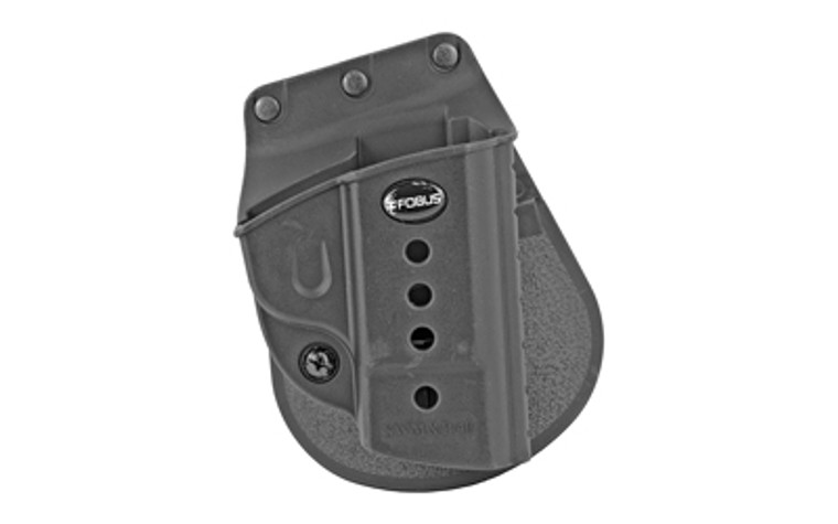 Fobus E2 Paddle Holster  Fits S&W 9mm/40/45 Compact & Full Size  Right Hand  Kydex  Black SWMP Fobus E2 Paddle Holster  Fits S&W 9mm/40/45 Compact & Full Size  Right Hand  Kydex  Black SWMP