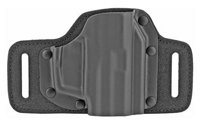 Galco Gunleather Tacslide Belt Holster  Fits HK HK45  HK45C  P30  USP 45  USP 9/40  USP Compact 45  USP Compact 9/40  VP9/40  VP9SK  Right Hand  Black Leather/Kydex TS428B
