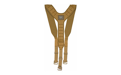 Grey Ghost Gear UGF 3 Point Suspenders  Harness  For UGF Battle Belt  Coyote 9037-14