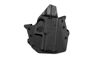 GunfightersINC Outside Waistband Holster  Fits Sig P320 Compact  Kydex Construction  Black  Right Hand RO-P320C-0101111