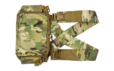 Haley Strategic Partners D3CR Micro  Chest Rig  Nylon Construction  Multicam  Includes (1) Large Open Pouch  (2) Pistol Magazines  (1) Pouch & X-Harness D3CRM-1-1-MC