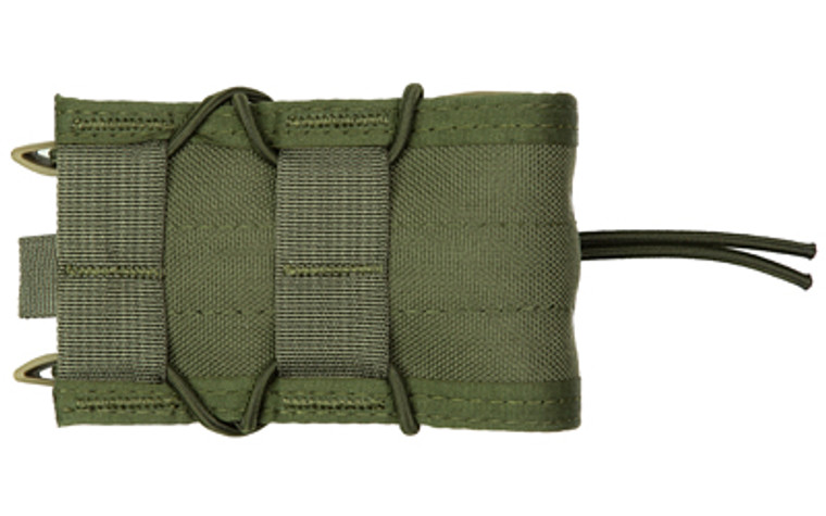 High Speed Gear Rifle TACO  Single Magazine Pouch  MOLLE  Fits Most Rifle Magazines  Hybrid Kydex and Nylon  Olive Drab Green 11TA00OD