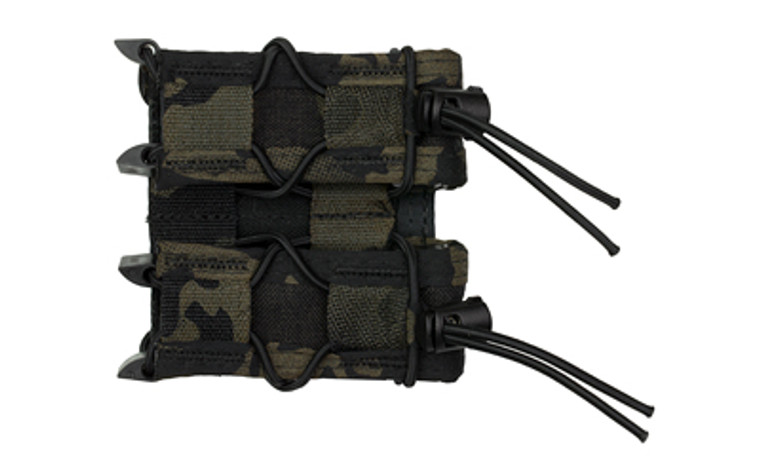 High Speed Gear Pistol TACO  Double Magazine Pouch  Molle  Fits Most Pistol Magazines  Hybrid Kydex and Nylon  Multicam Black 11PT02MB High Speed Gear Pistol TACO  Double Magazine Pouch  Molle  Fits Most Pistol Magazines  Hybrid Kydex and Nylon  Multicam Black 11PT02MB