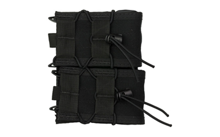 High Speed Gear Double Rifle TACO  Dual Magazine Pouch  Molle  Fits Most Rifle Magazines  Hybrid Kydex and Nylon  Black 11TA02BK