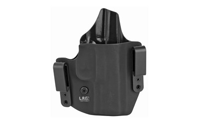 L.A.G. Tactical  Inc. Defender Series  OWB/IWB Holster  Fits FN 509  Kydex  Right Hand  Black Finish 10020