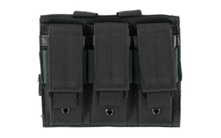 NcSTAR Triple Pistol Magazine Pouch  Nylon  Black  MOLLE Straps for Attachment  Fits Three Standard Capacity Double Stack Magazines CVP3P2932B NcSTAR Triple Pistol Magazine Pouch  Nylon  Black  MOLLE Straps for Attachment  Fits Three Standard Capacity Double Stack Magazines CVP3P2932B