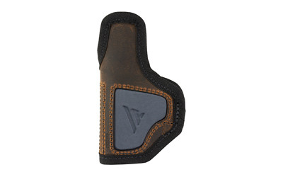 Versacarry Delta Carry  Inside Waistband Holster  Fits CZ 2075 RAMI  Diamondback DB9  Glock 42/43/48  S&W Shield/Shield Plus and Shield EZ  Springfield XDs  Taurus GX4 and Similar Size Pistols  Leather  Brown  Right Hand DC2113
