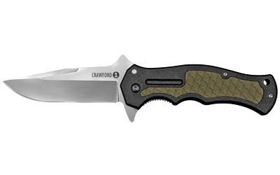 Cold Steel Crawford Model 1  Folding Knife  4034SS Steel  Plain Edge  3.5" Blade CS-20MWC