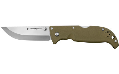 Cold Steel Finn Wolf  3.5" Folding Knife  Plain Edge  AUS 8A Stainless  Pocket Clip CS-20NPF