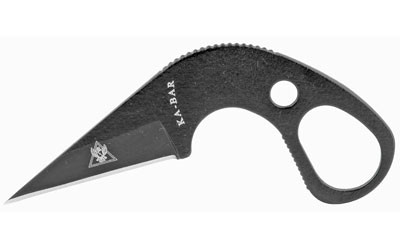 KA-BAR Knives TDI Last Ditch Knife  Fixed Blade Knife  1.625" Blade Length  3.625" Overall Length  9cr18/Black Steel  Plain Edge  Includes Plastic Sheath 1478BP
