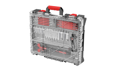 Real Avid Bore Max  Master Cleaning Kit and Mobile Work Station  Matte Finish  Gray and Black  Compatible with .22 Cal-12 Gauge AVBMMK