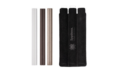 Spyderco Profile Stone Set  3 Knife Sharpening Stones  8" Long  Ceramic and Cubic Boron Nitride Construction  Includes Pouch 701MFCBN