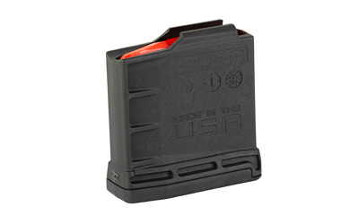 Amend2 Magazine  308 Winchester/762NATO  5 Rounds  Fits Short Action AICS Pattern Rifles  Polymer Construction  Black A2AICBLK5
