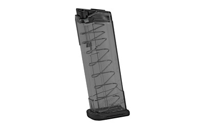 Elite Tactical Systems Group Magazine  9MM  9 Rounds  Fits Glock 43  All Generations  Polymer  Clear GLK-43-9
