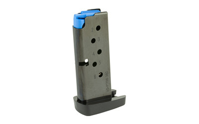 Mec-Gar USA Pistol Magazine  380ACP  6 Rounds  Fits 738TCP Pistols  Steel  Blued Finish MGPT7386B