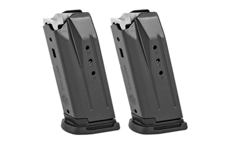 Ruger Magazines  9MM  10 Rounds  Fits Ruger Security-9  2 Pack  Steel  Black 90686 Ruger Magazines  9MM  10 Rounds  Fits Ruger Security-9  2 Pack  Steel  Black 90686