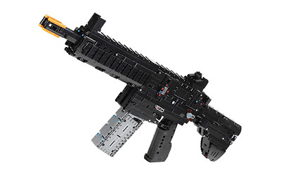 Caliber Gourmet Building Blocks Machine Gun Toy  Multi Color CBG-BB-3