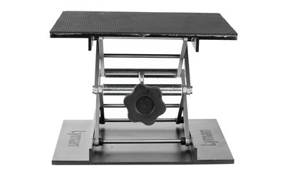 Lyman Products Shooting Rest  Black  Standard Size  Non-Slip Textured Platform  10x10 Shooting Platform 7837810