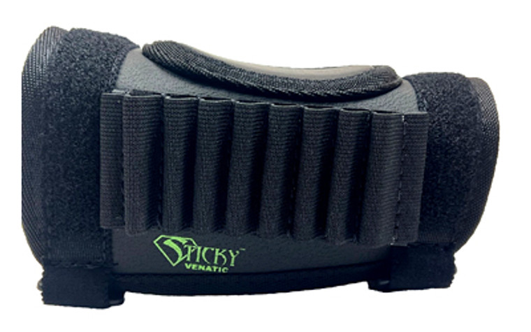 Sticky Holsters Venatic  Shell Holder  Compatible with Sticky Stock Pad/Riser (SPR)  Holds 8 Rounds  Matte Finish  Black SPR-R