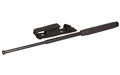 PS Products Expandable Baton  21" Length  Rubber Handle  Black NS-21R
