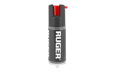 Sabre Ruger  Key Ring Pepper Spray in Small Clam  Black RU-KR