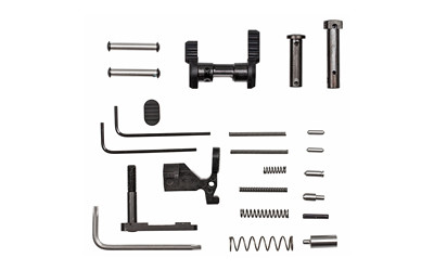 Armaspec Gun Builder's Lowers Parts Kit (Less FCG and Grip)  Fits AR 5.56/.223  This Is NOT A Complete Lower Parts Kit  Black Finish ARM151-BLK