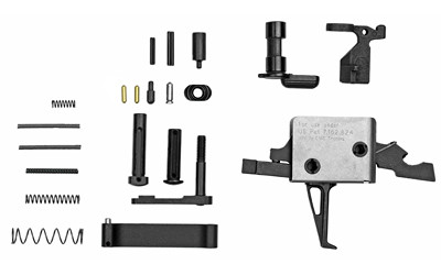 CMC Triggers AR-15 Lower Receiver Parts Kit with 3.5lb Flat Trigger  Black 81503