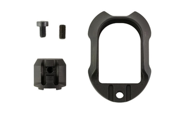 Edgar Sherman Design ESD Magwell  For Glock 17/22 Gen 5  Anodized Finish  Black ESD-MW-G5-BLK