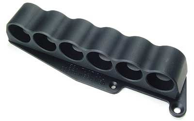 Mesa Tactical 6-Shell Side Saddle  12 Gauge  Rugged  Reliable On-gun Shotshell Carriers  Fits Remington 870  Black 90210