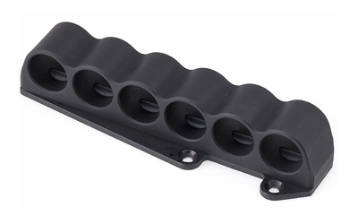 Mesa Tactical  6-Shell Side Saddle  12 Gauge  Fits Moss 930  On-gun shotshell carriers  Black Finish 93030