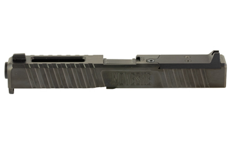 Noveske DM Slide  Noveske Barrel  DLC Finish  Black  Direct Mount Optics Ready  For Glock 17 Gen 3  Includes Noveske End Plate  Cover Plate w/Rear Sight  Front Sight 03002704 Noveske DM Slide  Noveske Barrel  DLC Finish  Black  Direct Mount Optics Ready  For Glock 17 Gen 3  Includes Noveske End Plate  Cover Plate w/Rear Sight  Front Sight 03002704