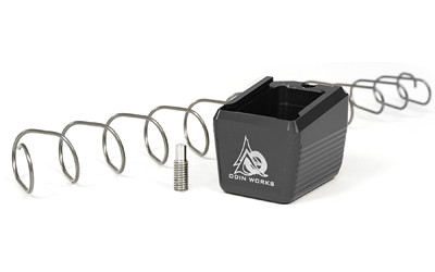 Odin Works Pistol Magazine Base  +5 Rounds  Anodized Finish  Fits M&P 9mm/40  Black ACC-PMB-SW-MP-BLK