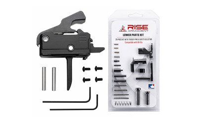 Rise Armament Rave  Lower Parts Kit  Black  Lower Parts Kit T017F-12003