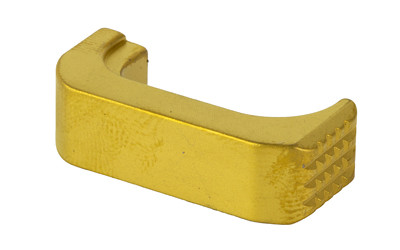 Shield Arms Premium Mag Release  For Glock 43X/48  Anodized Finish  Gold  Right Hand Only G43X-PRM-GLD-RH