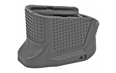 Strike Industries Enhanced Magazine Plate for Glock 43  +2  Black SI-EMP-G43-BK