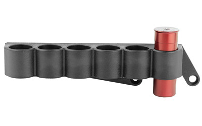 TacStar Slimline Side Saddle  Black  Fits Remington 870  12Ga  Holds 6Rd 1081211