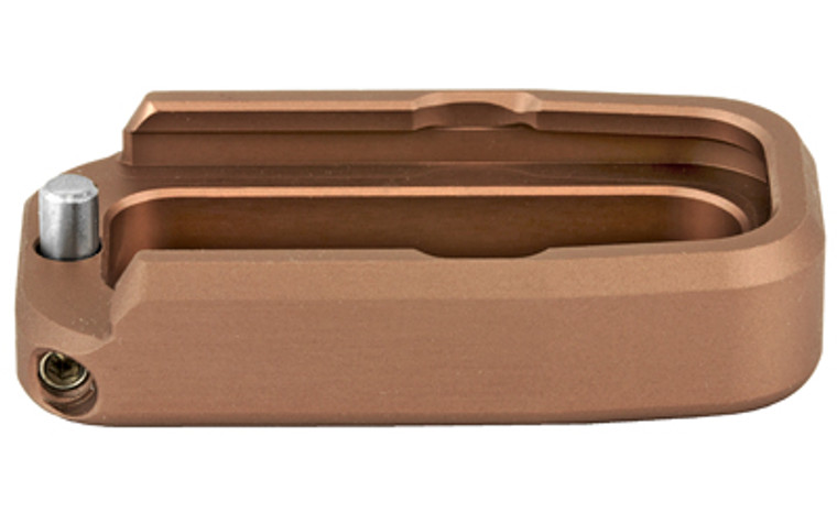 Taran Tactical Innovation Firepower Base Pad for Glock 43  +1  Coyote Bronze Finish GBP9-006