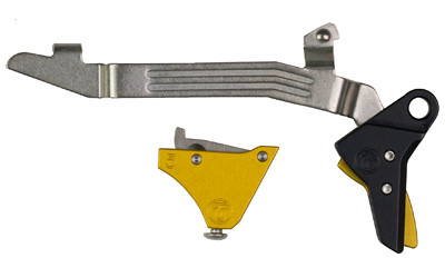 Timney Triggers Alpha Competition Trigger  Anodized Finish  Gold  Fits Gen 5 - G17  G19  G34 ALPHA GLOCK 5 - GOLD