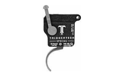TriggerTech Trigger  1.0-3.5LB Pull Weight  Fits Remington 700  Special Curved Clean Trigger  Right Hand  Adjustable  Stainless Finish  Includes Installation Tools  Instruction Book  & TriggerTech Patch R70-SBS-13-TNC