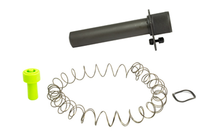 Wilson Combat Vertical Quick Detach Stud  2 Round Magazine Extension Tube  12 Gauge  Black  Fits Remington 870/1100/1187  Includes Neon Green High Vis Follower and Spring SGET-QDS-V-2